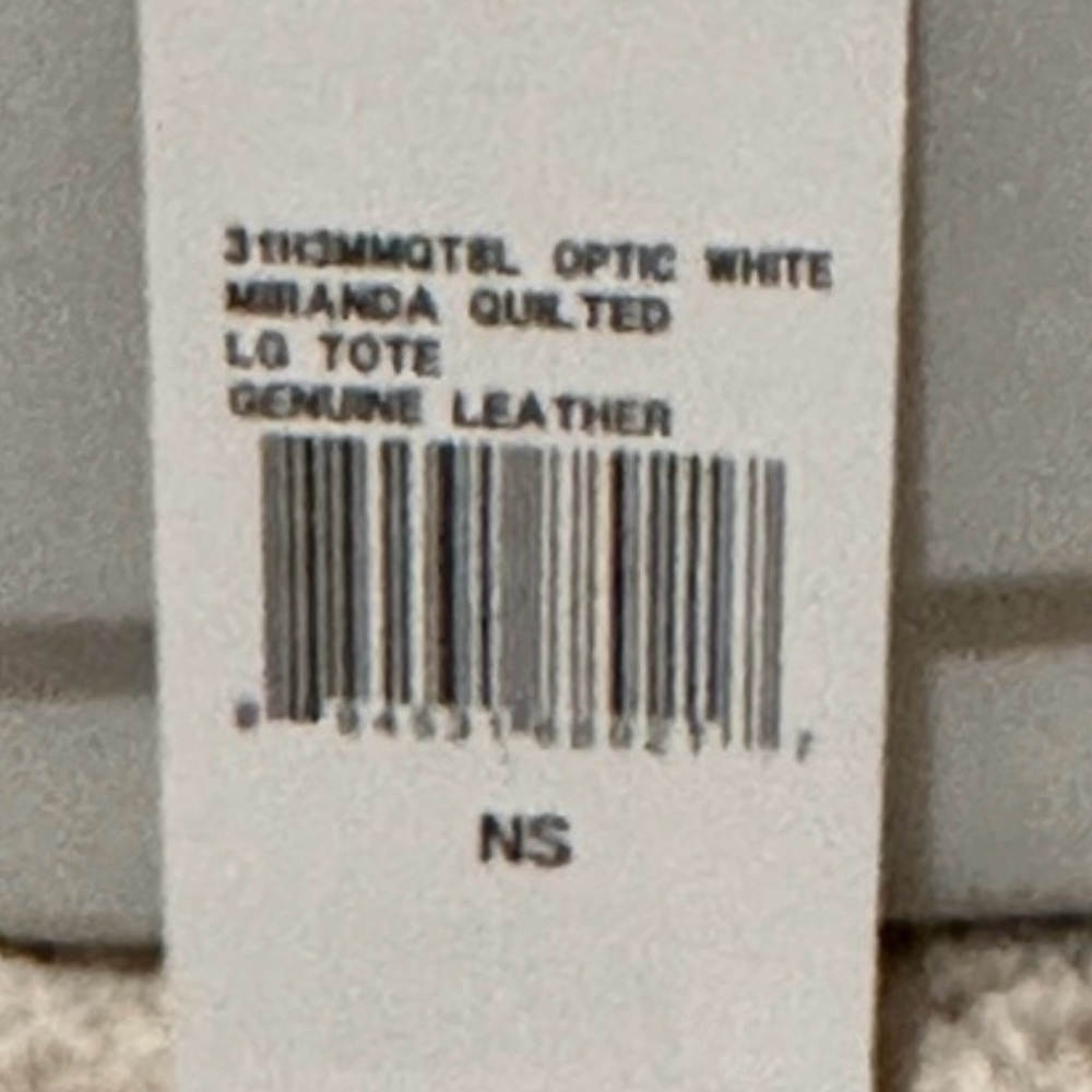 Rare Limited Edition Michael Kors Miranda White Leather/Shoulder Tote Bag EUC - Picture 16 of 16